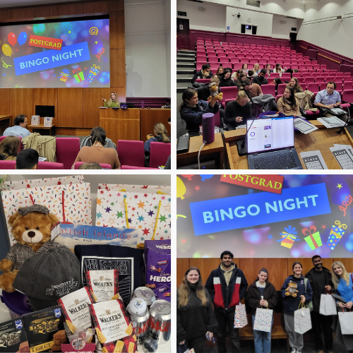 students enjoying a bingo night